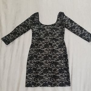 Forever 21 Nylon/Spandex "lace" dress